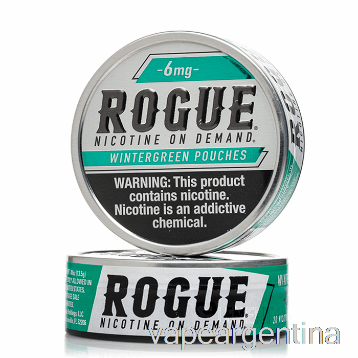 Bolsas De Nicotina Rebeldes - Gaulteria 6 Mg (paquete De 5) Vape Argentina